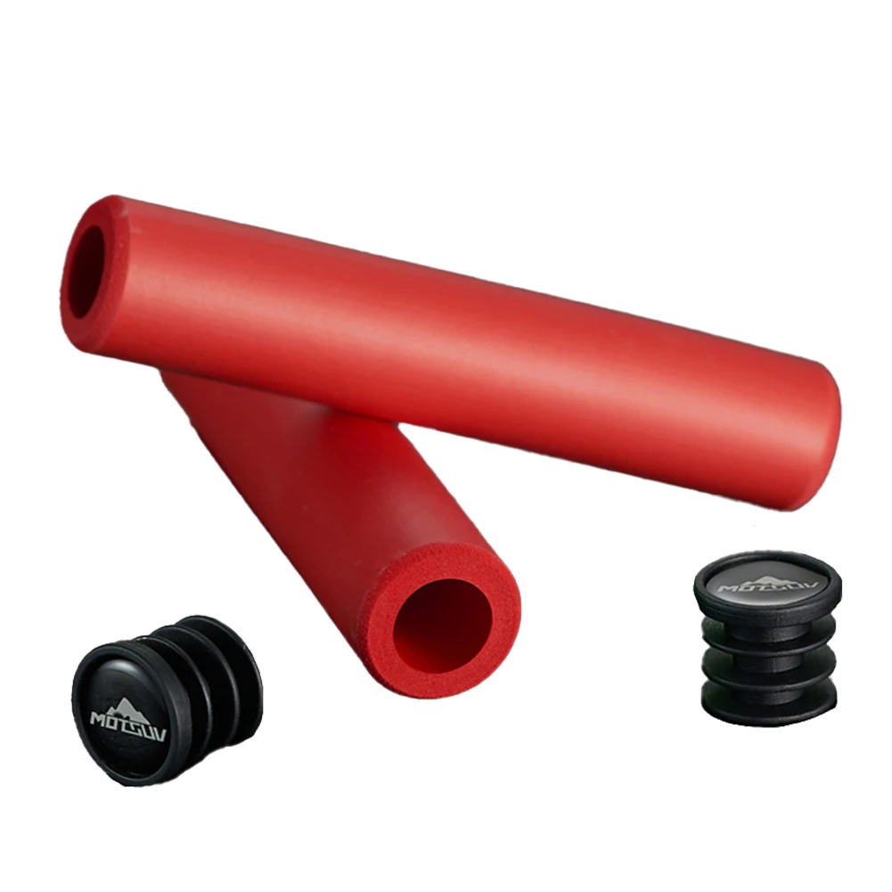 

Brand New Bike Silicone Grip Bike Handle Cover Cycling Handlebar Non-slip Shock-absorbing Silicone Sponge Grip
