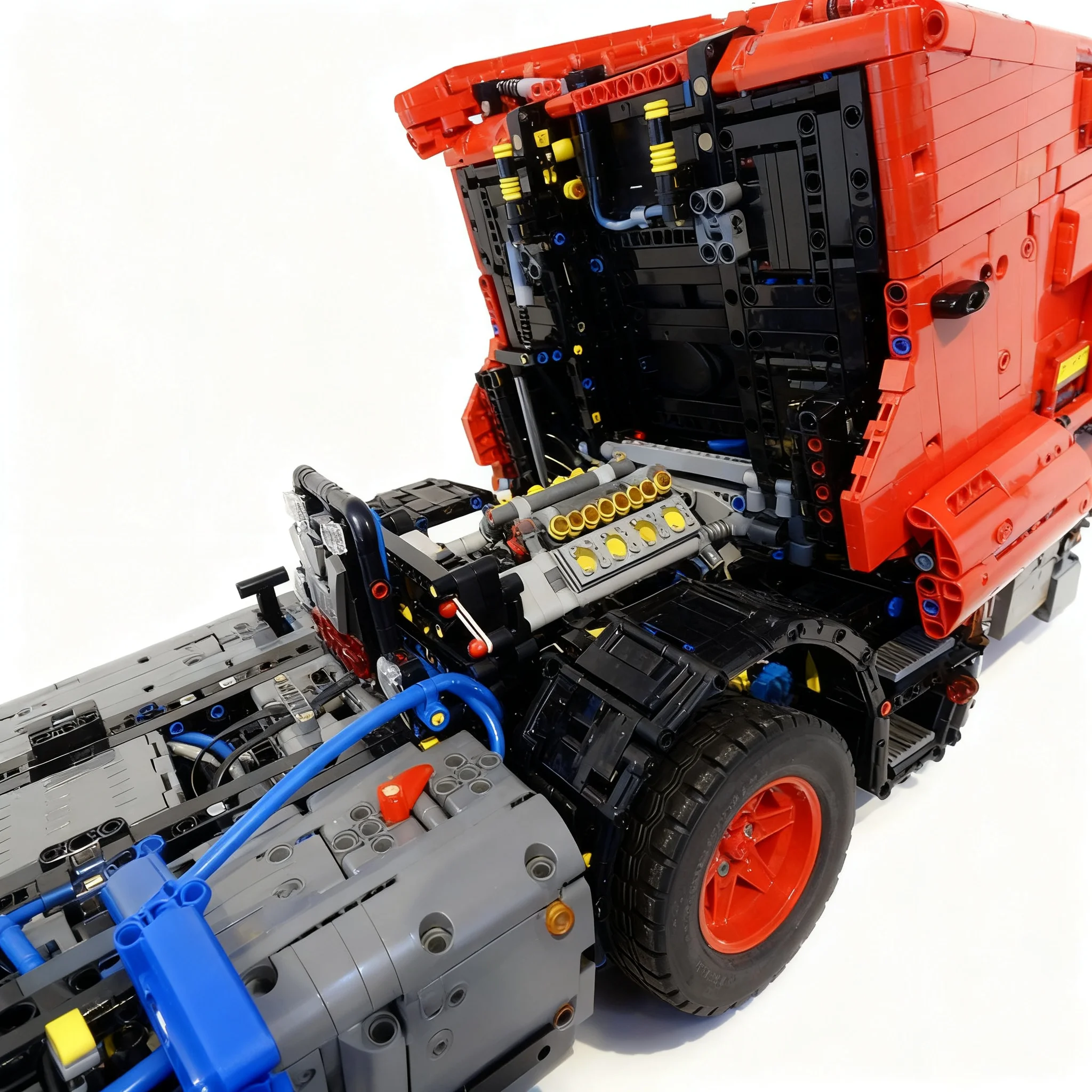 6348 деталей MOC Scania R590 6x2 4, техническая модель, строительные блоки, архитектурный конструктор, развивающая игрушка для детей, подарок на Рождество (art.: 3920dc8d7656f) - 3920dc8d7656f