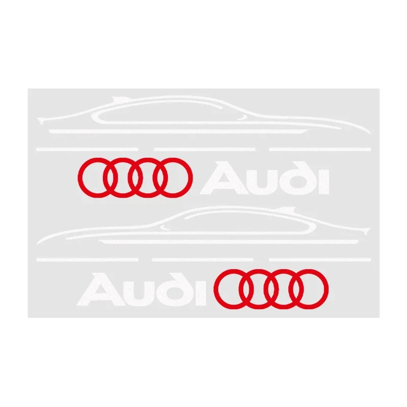 

Автомобильные зеркала заднего вида, декоративные наклейки на дверь, персонализированные спортивные наклейки на автомобиль для Audi A3 A4 A5 A6 A7 A8 S3 S4 Q2 Q3 Q5 Q7 ﻿ Sline RS