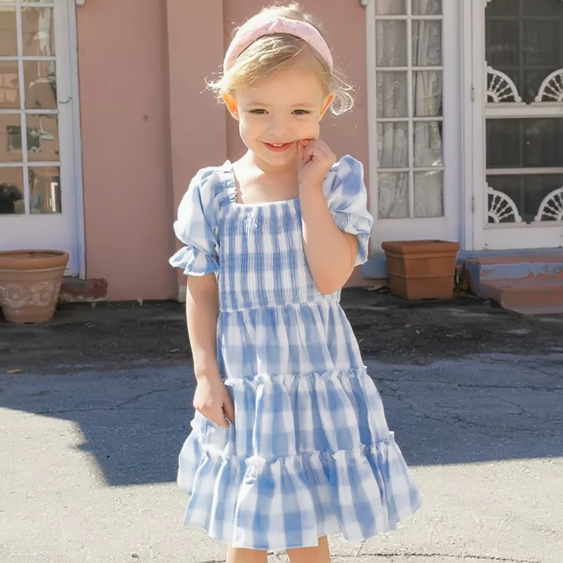 Платье принцессы с рукавами-фонариками для девочек | Детская одежда и обувь