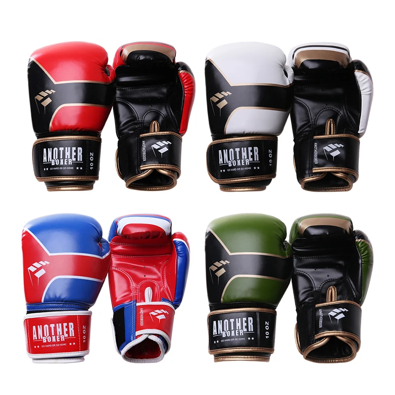 

6 10 14 OZ New Pro Boxing Gloves For Women Men Sanda Training Sandbags Muay Thai Combat Fight Adults Kickboxing Gloves