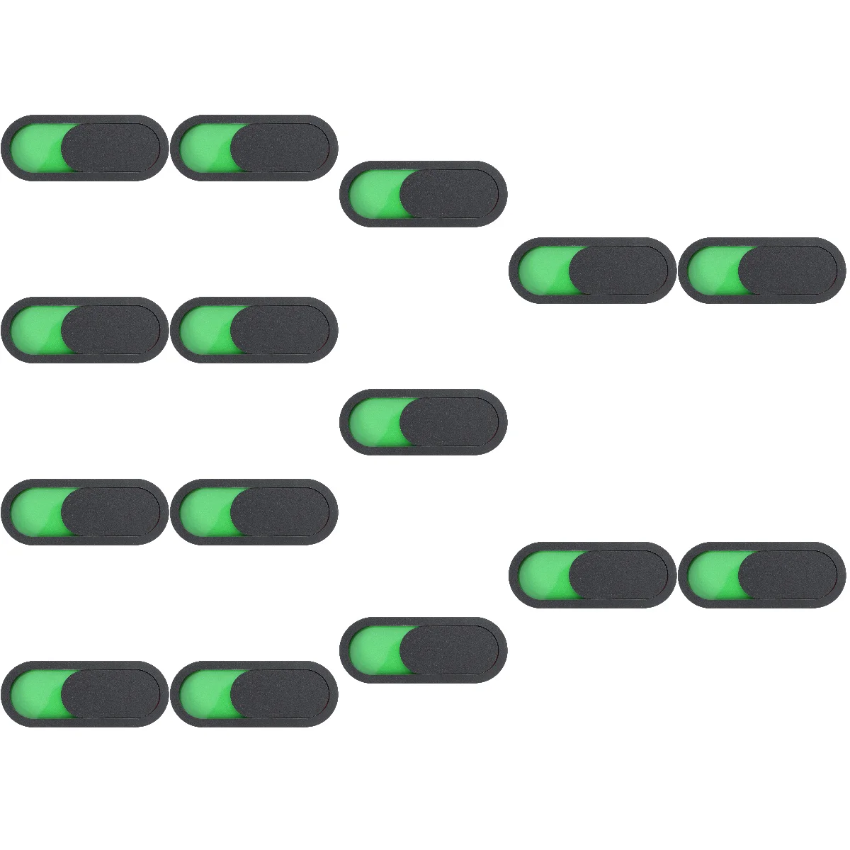 

15pcs Vacant Occupied Sign Privacy Sign Do Not Disturb Office Sign Privacy Slider Door Indicator ( Black )