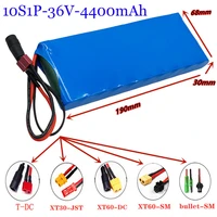 new 36v battery 10s1p 4 4ah 36v 4400mah 18650 lithium ion battery pack ebike electric car bicycle scooter belt 20a bms 250 500w