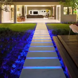 Шлансветодиодный LED 3İİ синий 5 MT-PLUG START |