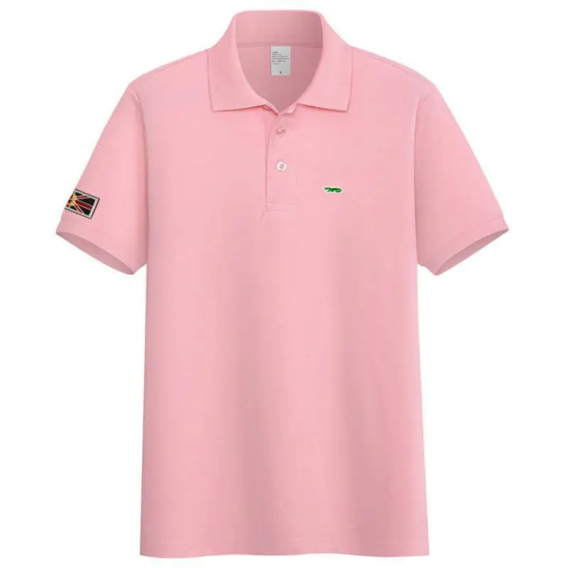 Рубашка-поло мужская с коротким рукавом из натурального хлопка - купить по