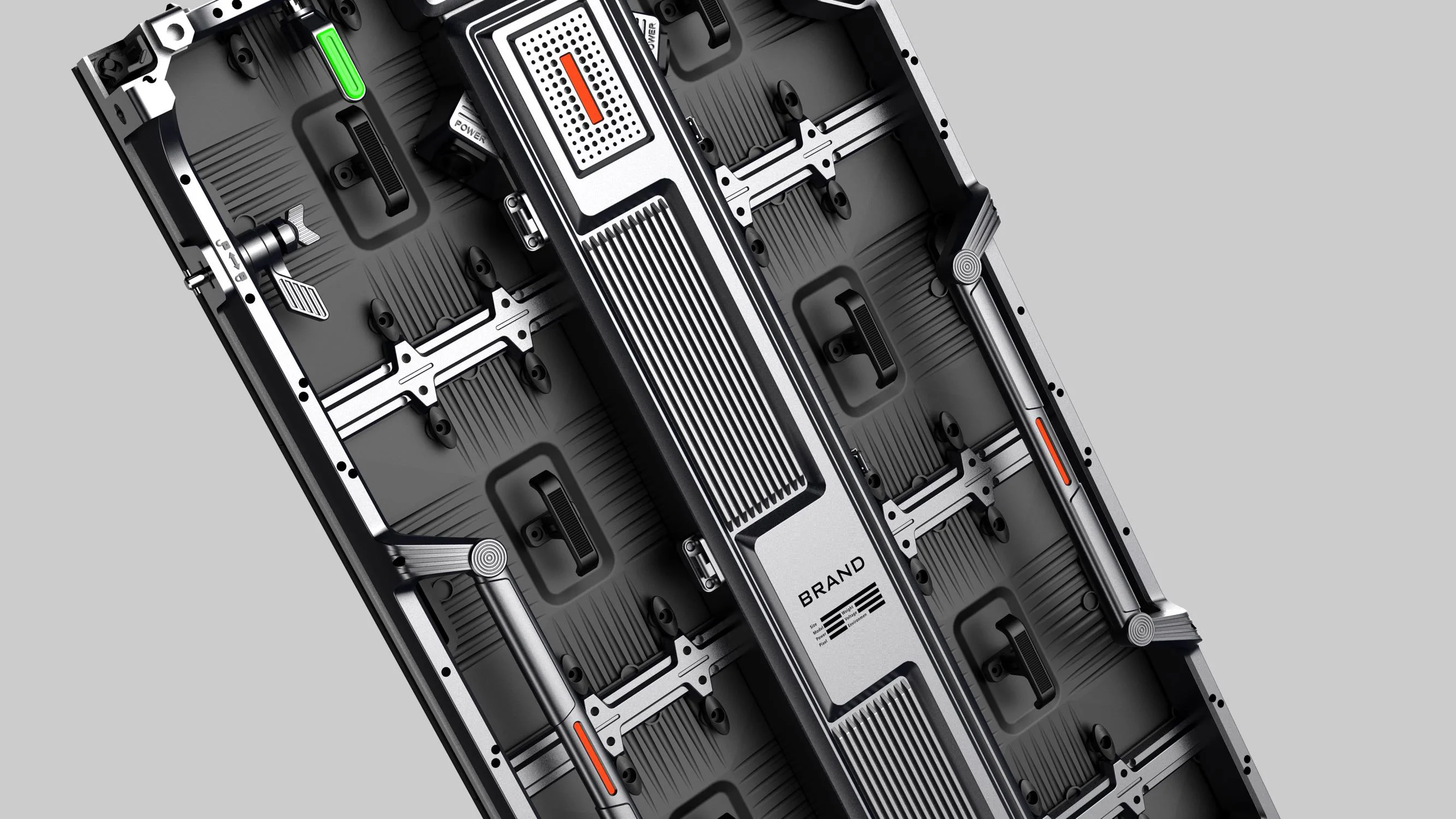 1000*500 пустой светодиодный экран из литого алюминия дисплей водонепроницаемый