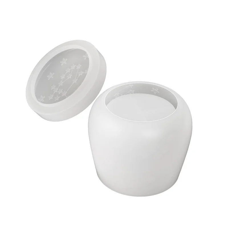 Звездный знак банка для пудинга бутылка хранения с крышкой силиконовая форма