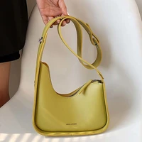 luxury crossbody bags for women 2022trend leather lemon color shoulder bag women casual satchels wide straps fashion bag handbag