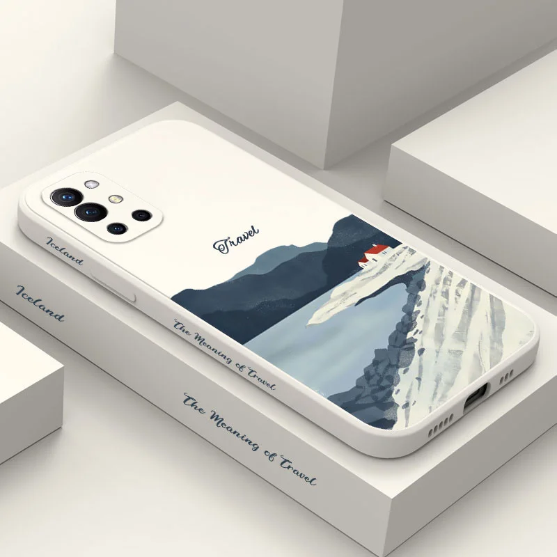 

Icelandic Beauty Phone Case For Oneplus 10 10T 10R 9R 9RT 9 8T 8 7 7T Pro 5G Liquid Silicone Cover