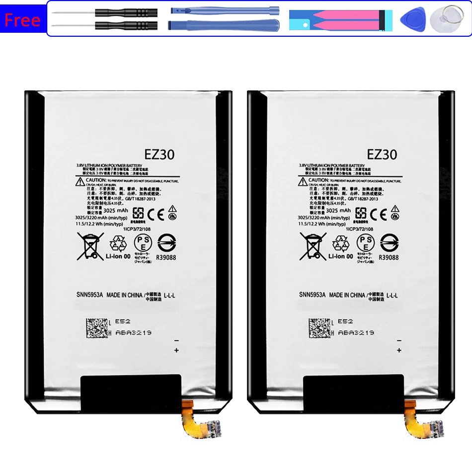 

EZ30 Battery 3220mAh For Motorola Nexus 6 Google XT1115 XT1110 Xt1103 Nexus6 Mobile Phone Bateria