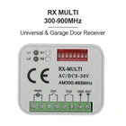 Дистанционный приемник для гаражных ворот RX MULTI 300-900MHZ ACDC 9-30V приемник для гаражных ворот управления передатчиком 2021