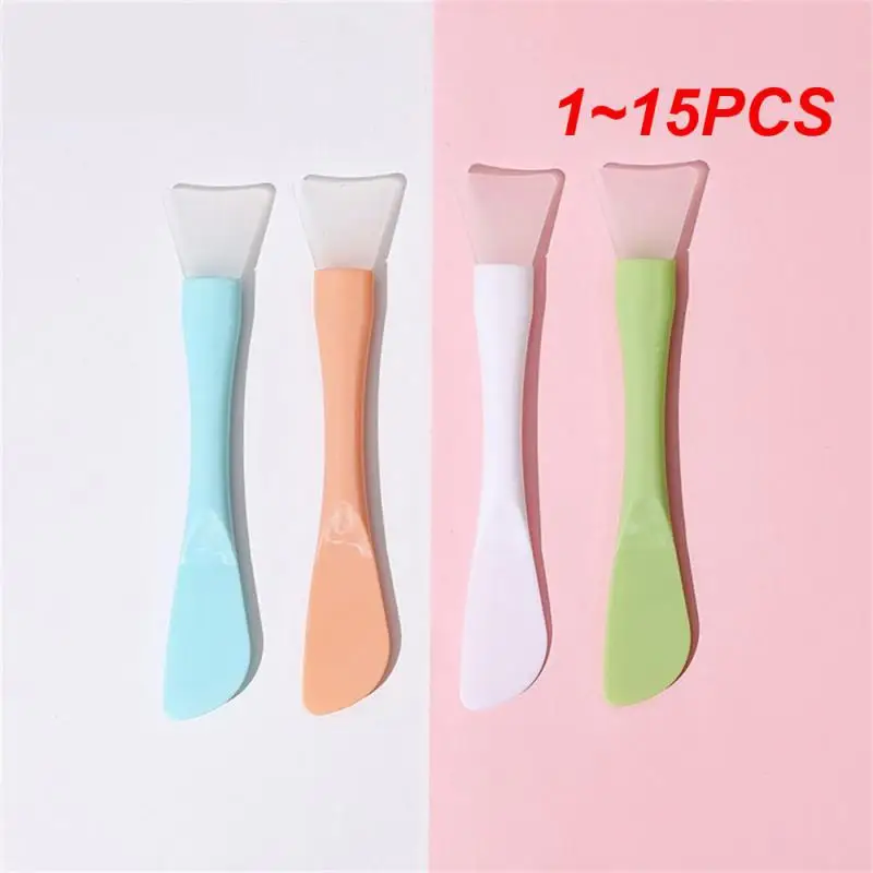 

1~15PCS Facial Mask Brushes Mud Film Application Tool Soft-headed Silicone Brush Reusable Skin Care Beauty Tools Dual-use Face