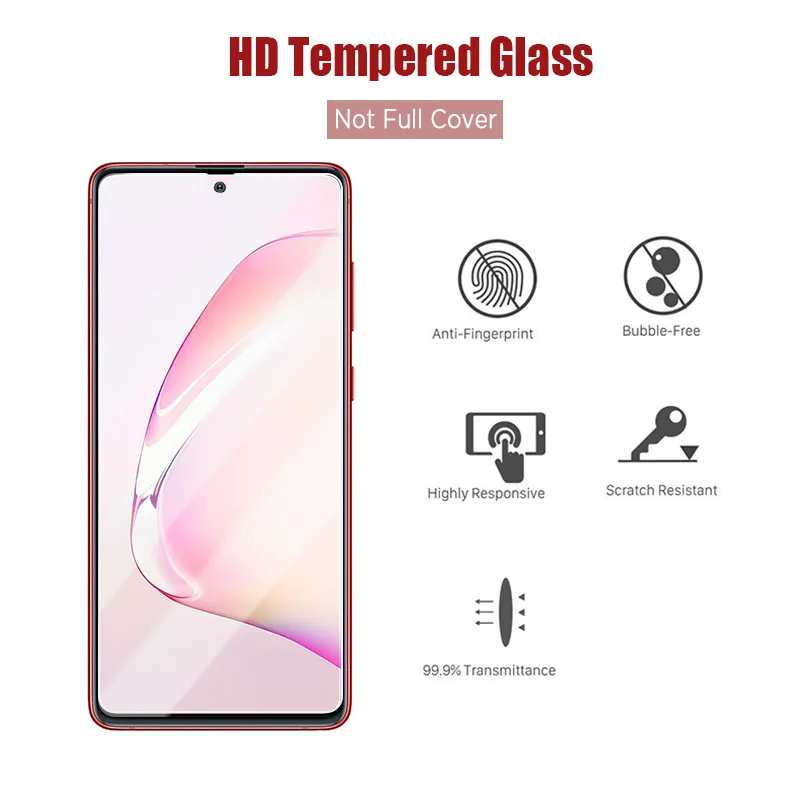 4pcs tempered glass for samsung galaxy a51 a50 a71 a70 a80 a90 a40 a60 screen protector for samsung a51 a50 a52 a72 phone glass free global shipping
