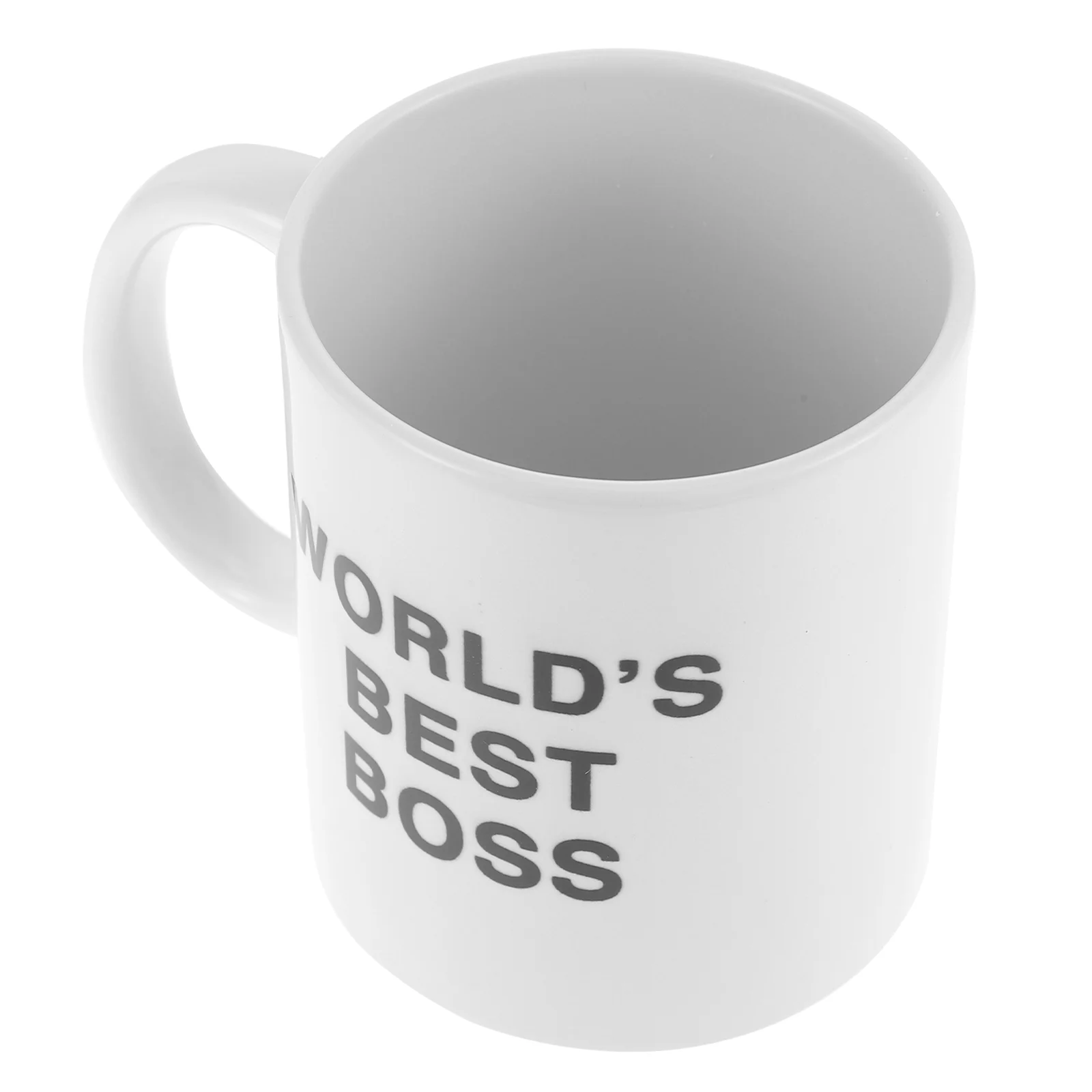 

350 Ml Plain White Coffee Mugs Best Boss Cup White Outfit Men Beverage Mugs Coffee Espresso Ceramic Beverage Cup Set