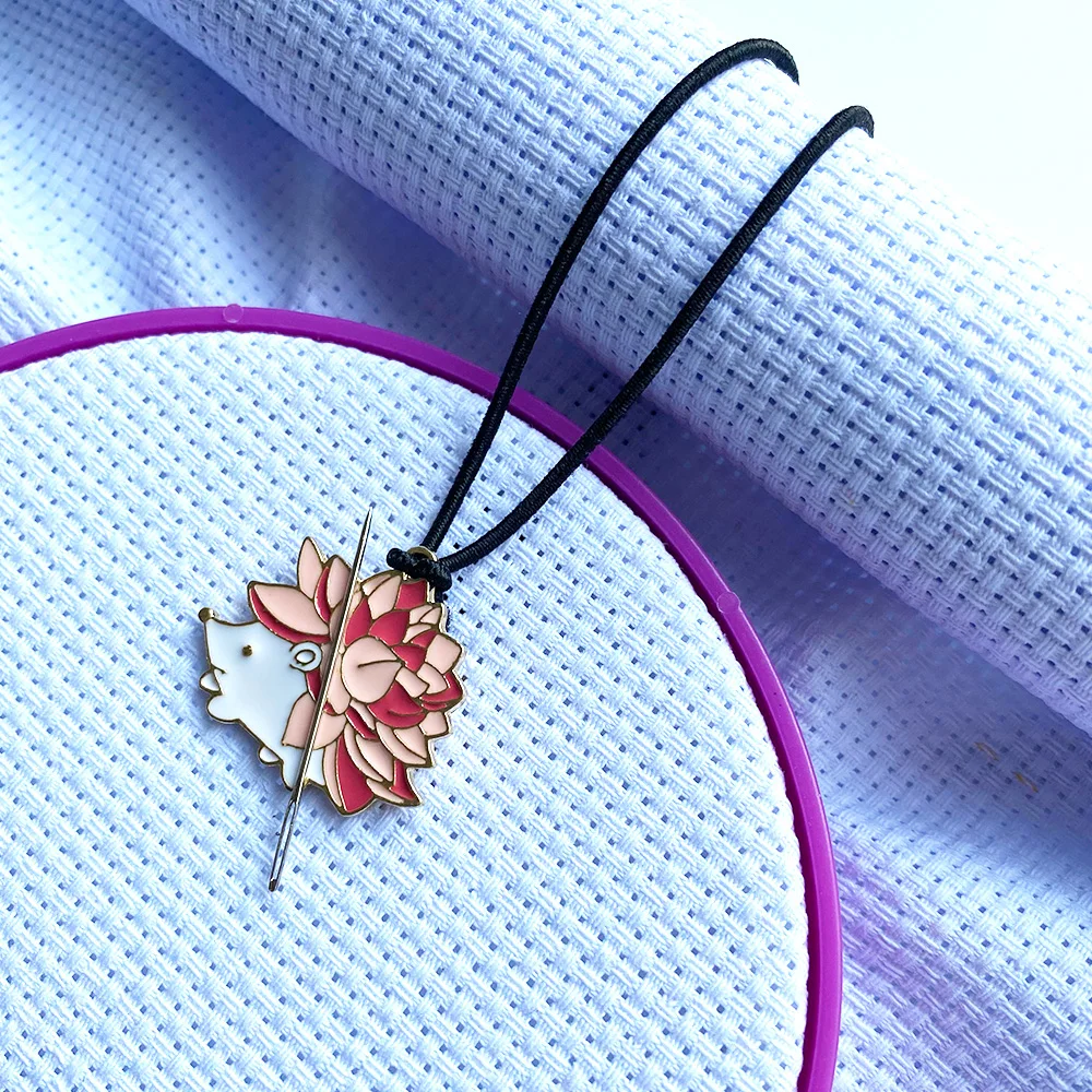 Игла с милым ежиком для дополнительной ткани магнит-держатель иглы вышивки