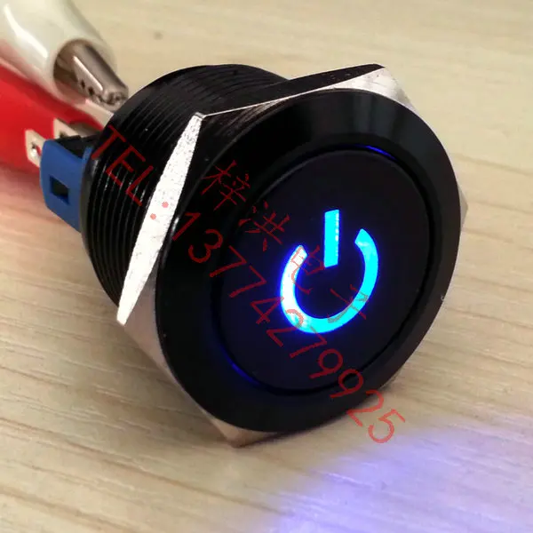 22 мм черный корпус металлический компьютер начинает работу автомобиля Питание