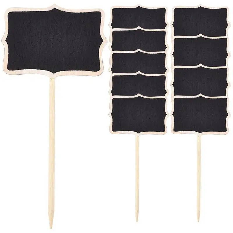 

Plant Labels 10PCS T-Type Wooden Plant Tags Plant Markers For Outdoor Plants Gardening Supplies For Seed Potted Herbs Vegetables