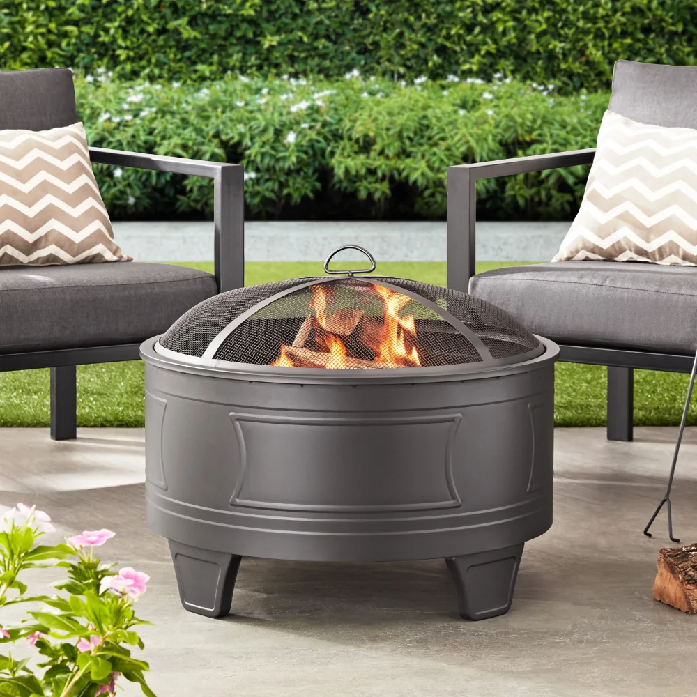 

,Better Homes and Gardens 26" Damon Deep Bowl Wood Burning Fire Pit