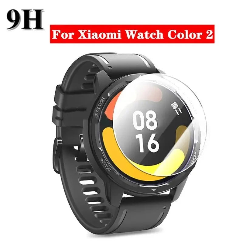 

Hard Tempered Glass Protective Film For Xiaomi Mi Watch Color 2 Sport Smart Watch Color2 Screen Protector Full Cover Accessories