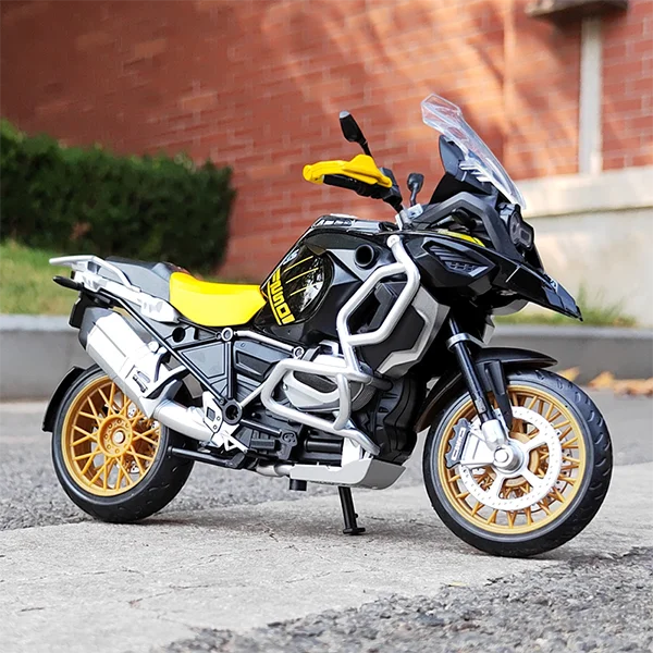 

1:12 литая модель гоночного мотоцикла R1250GS из сплава, металлическая игрушка, модель уличного спорта, модель мотоцикла, имитация, подарок для д...