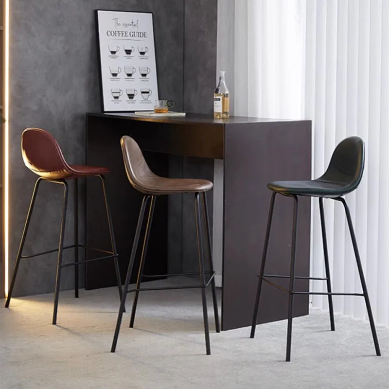 Барные стулья с высокой спинкой металлические для спальни балкона расслабляющие
