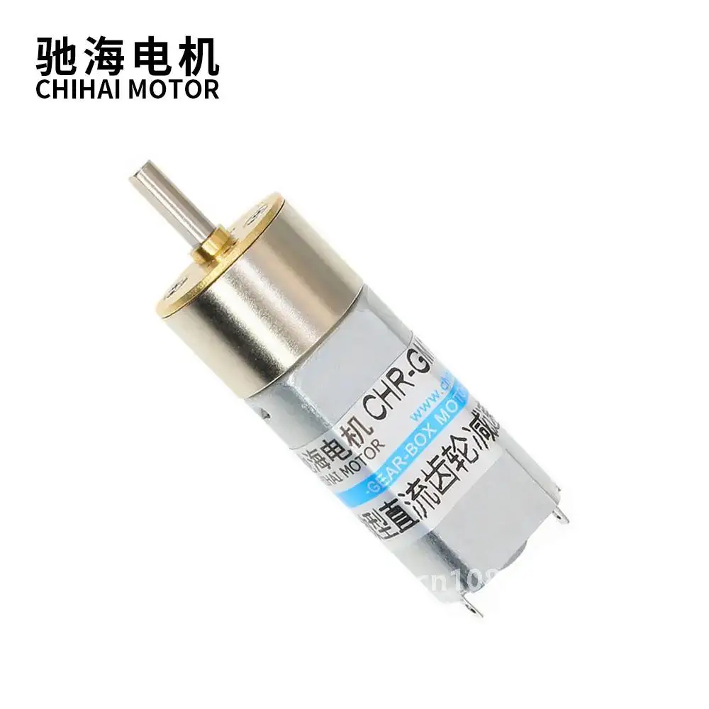 Двигатель Chihai постоянного тока 3 В 6 12 24 Низкая скорость 16 ммМикро Мини мм