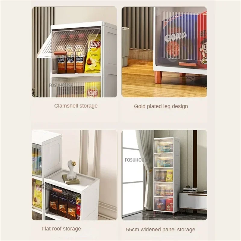 Современные пластиковые кухонные шкафы многоуровневый флип-ящик для хранения