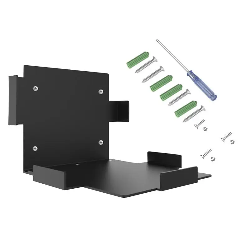 

Настенный держатель для игровой консоли, подставка для хранения Xbox серии X, стабильный держатель для игровых аксессуаров