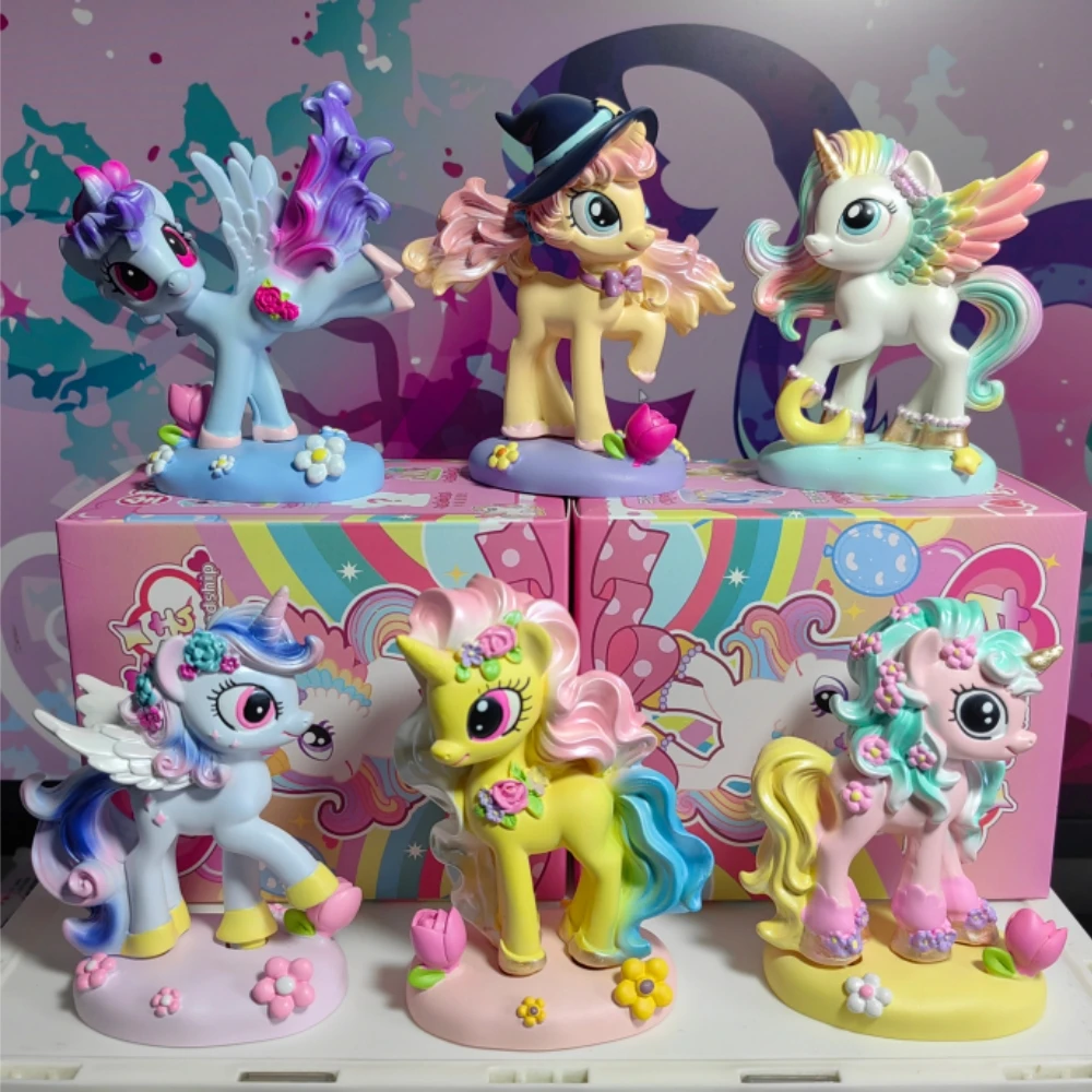 Маленькая лошадь Полли слепая коробка ручная кукла периферийные устройства