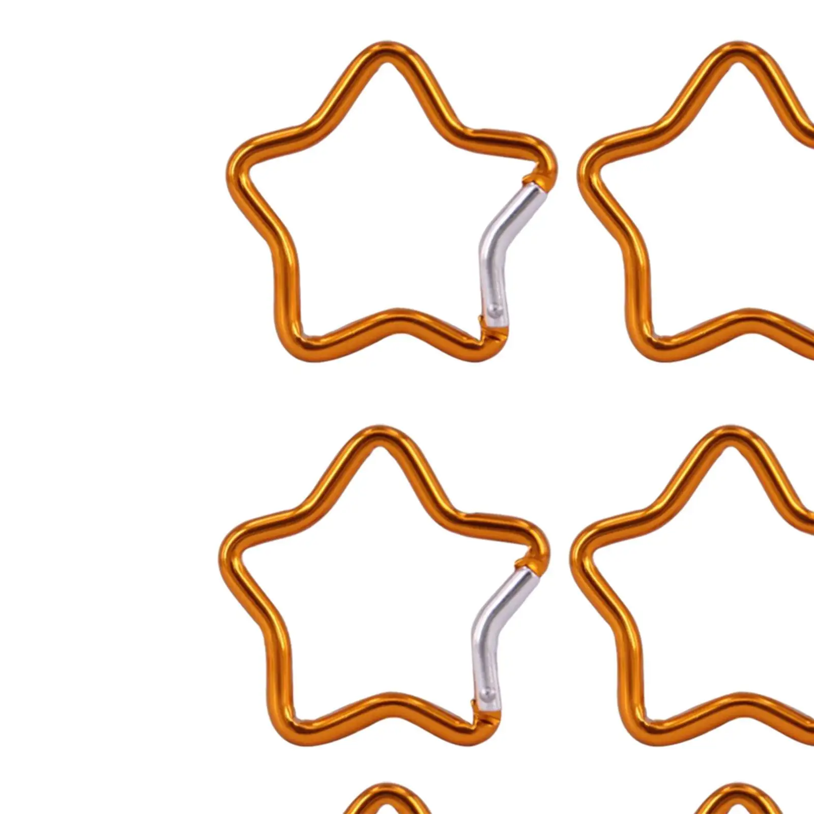 10 карабин в форме пятиконечной звезды сверхмощный крючок для ключей маленький