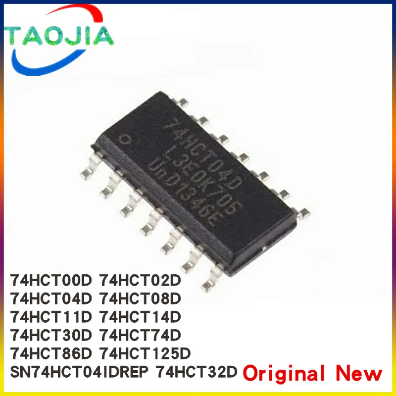 10 шт. 74HCT00D SOP-14 74HCT02D 74HCT04D 74HCT08D 74HCT11D 74HCT14D 74HCT30D 74HCT32D 74HCT74D 74HCT86D 74HCT125D SN74HCT04IDREP