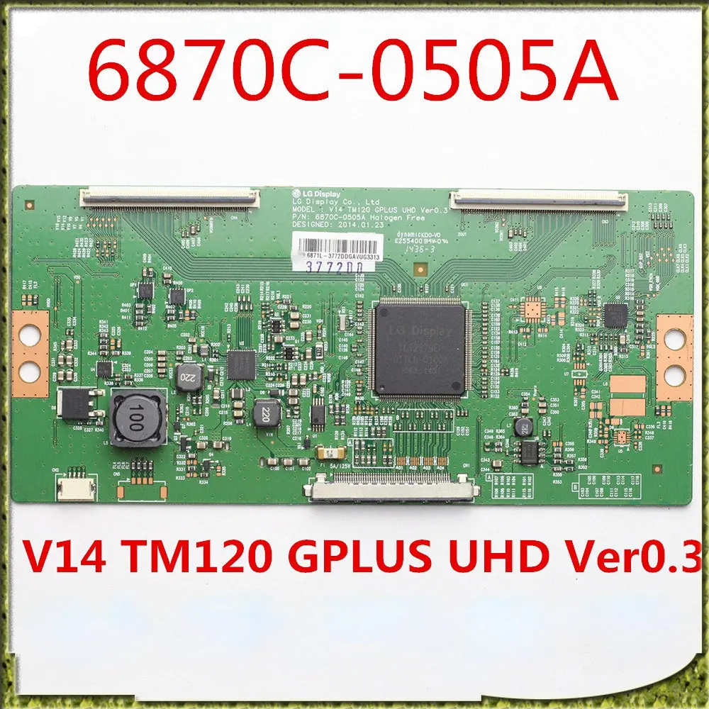 

T Con Board 6870C-0505A V14 TM120 GPLUS UHD Ver0.3 42/49/55 Inch TV Board Original Logic Board T-con 6870C 0505A Tcon Board