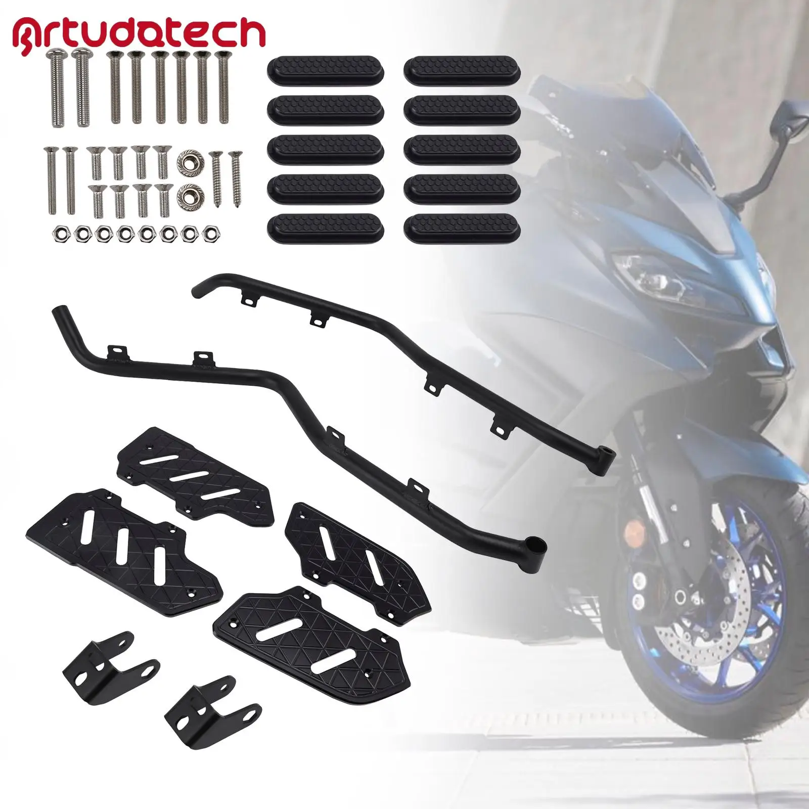Фото Artudatech защита двигателя, защитная рамка, бампер для Yamaha T-Max 560 2022 2023 2024 №1
