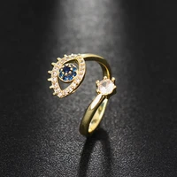 emmaya fashion statement bridal wedding party noble adjustable ring with myth eye shape design exquisite jewelry fancy gift