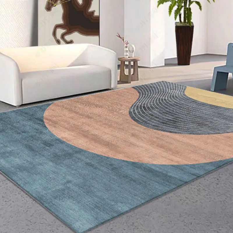 Геометрический Коврик для гостиной спальни ковер прикроватный квадратный