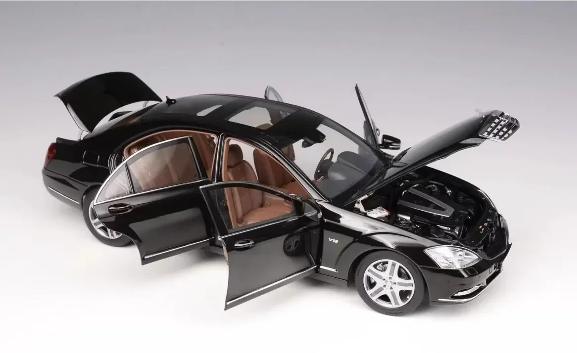Motorhelix 1/18 для Maybach Mercedes Benz S600L W221 Limited 9000 литая под давлением модель автомобиля