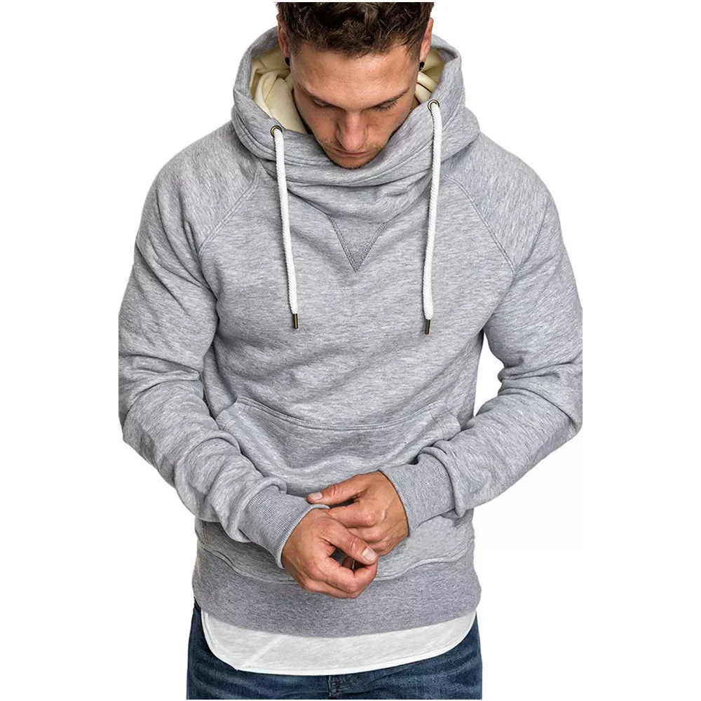 

2023New Hoodies Harajuku Long Sleeve 2022 Autumn Spring Sweatshirts Men Hoodie Solid Color Casual Pullover Hippop Brand Streetwe