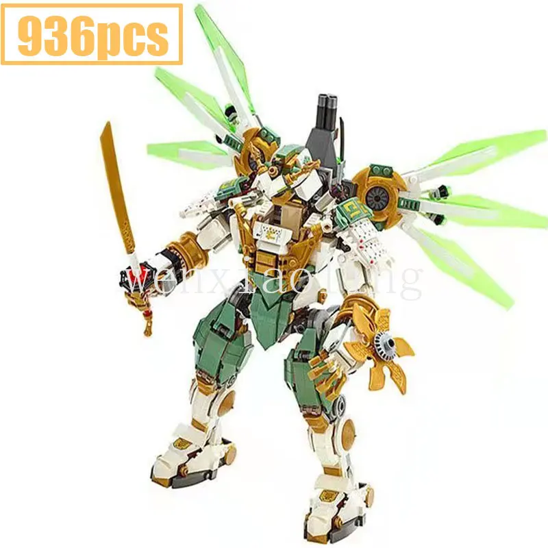 

936pcs New Ninja Lloyd Titan Mech Building Blocks with Figures Compatible 70676 DIY Toys for Children Birthday Christmas Gift