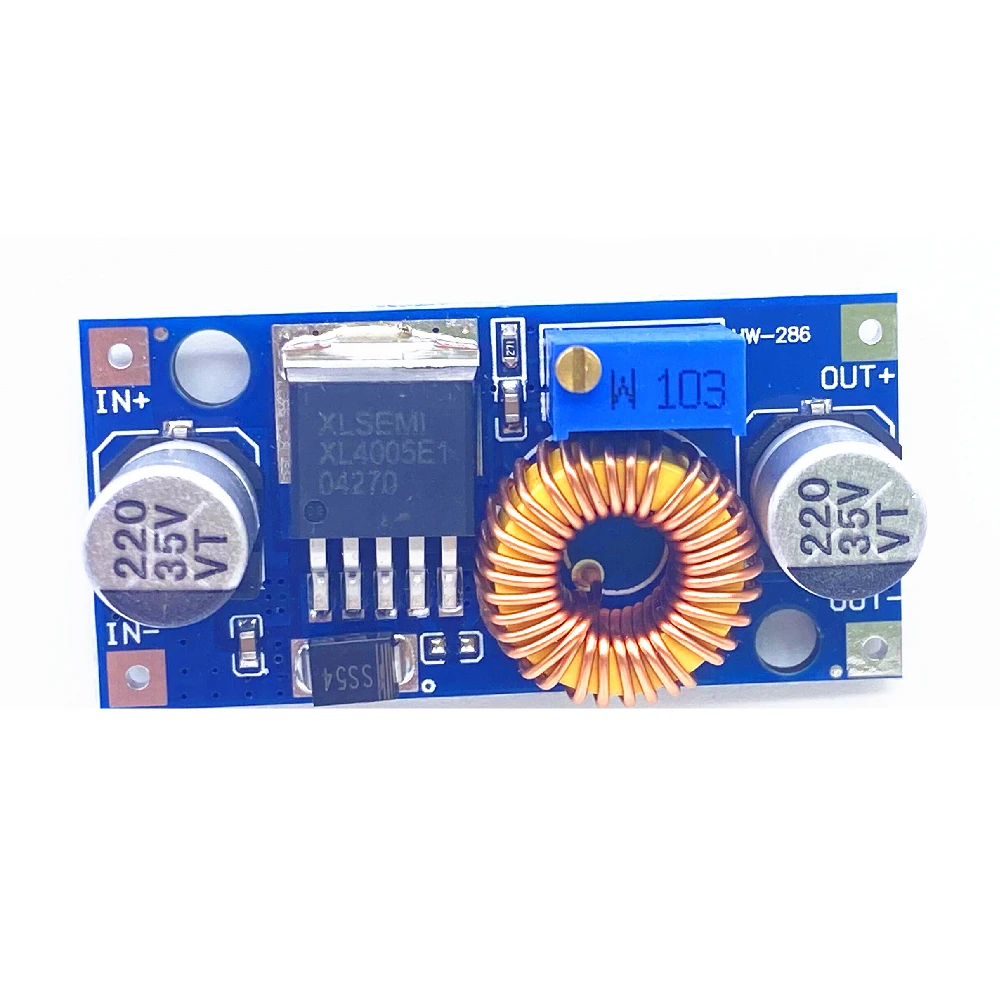XL4005 DSN5000 Beyond LM2596 DC-DC Регулируемый понижающий модуль питания 5A 75 Вт большой ток