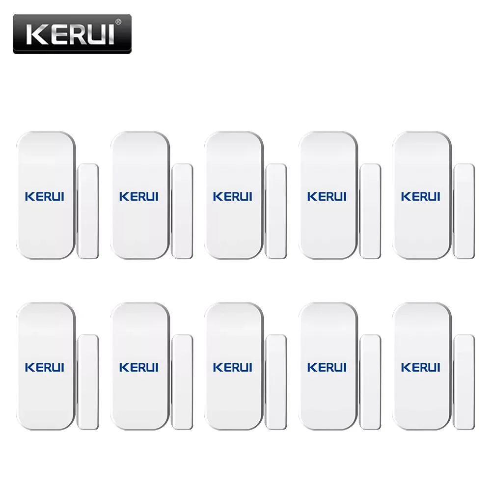 KERUI Wireless Door Magnetic Sensor Detector For Touch Keypad Panel GSM PSTN Home Security Burglar Voice Alarm System