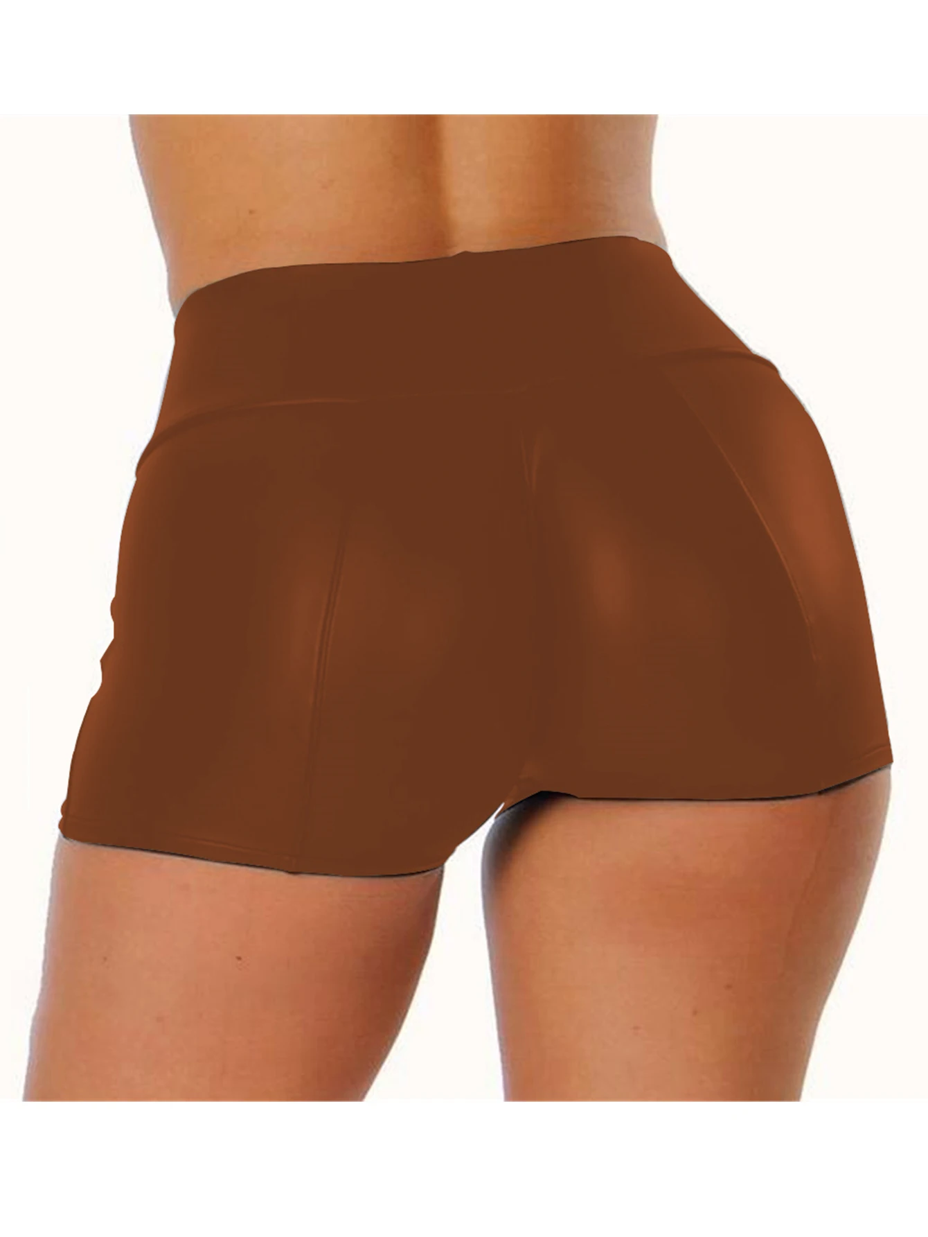 Сексуальные черные модные летние кожаные шорты женская одежда короткие из