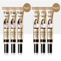 fv liquid foundation 30g face makeup base cream coverage long lasting concealer oil control waterproof soft professional