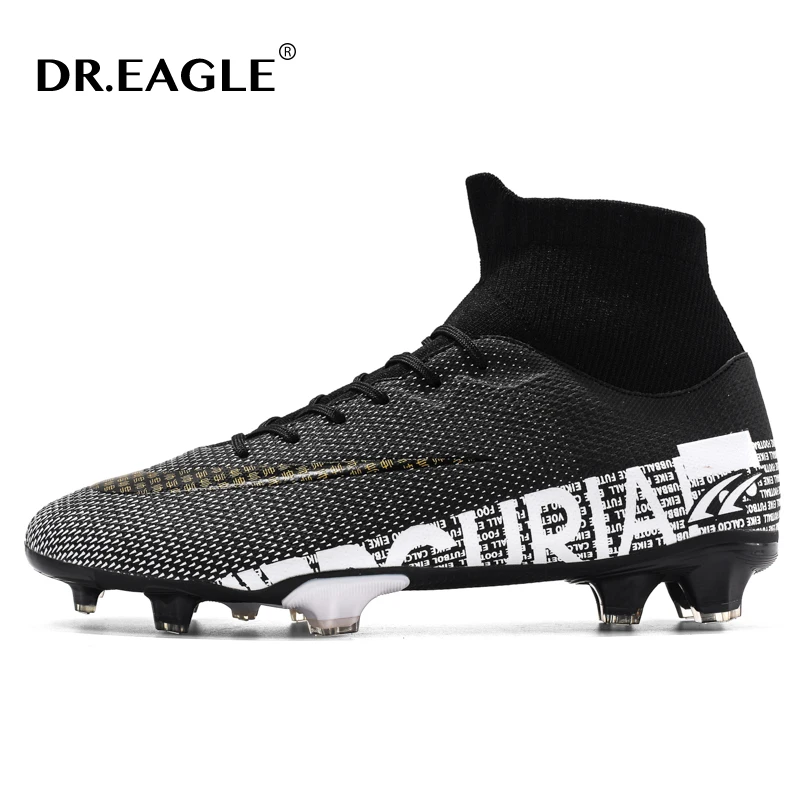 

DR.EAGLE Turf Soccer Shoe Non Slip Shoe Men Sneakers Soccer Shoes Kids Chuteira Campo Football Boots Chaussure Chuteira Society