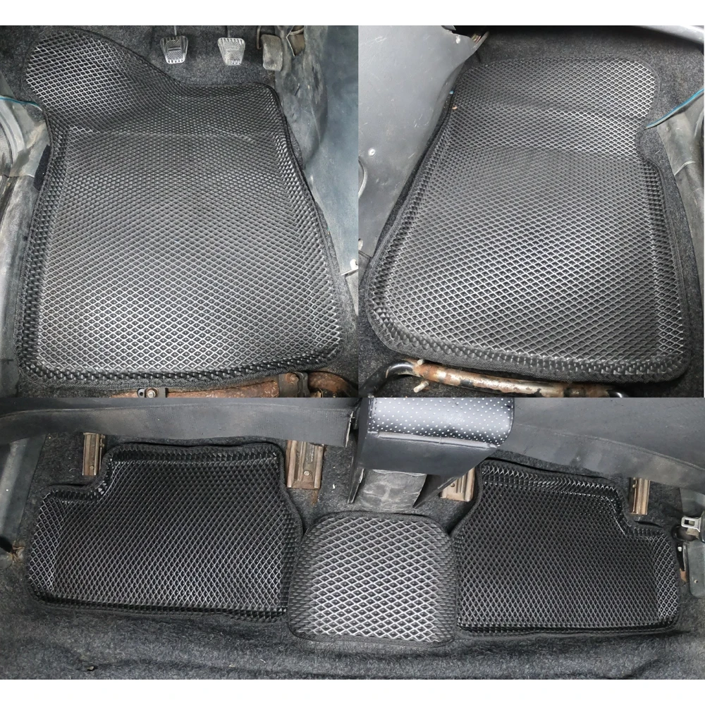 Новинка! Коврики Ева с Пресс Бортами на Lada Samara CITY (2108-2115) черный |