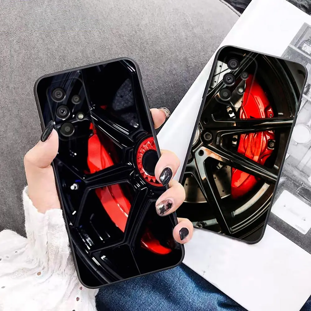 

Luxury Vehicle Brand Car Tires Wheels Case For Samsung A72 A52 A32 A02s A12 A42 A71 A51 A31 A21 A11 A01 A02 A03 5G 4G Cover Capa