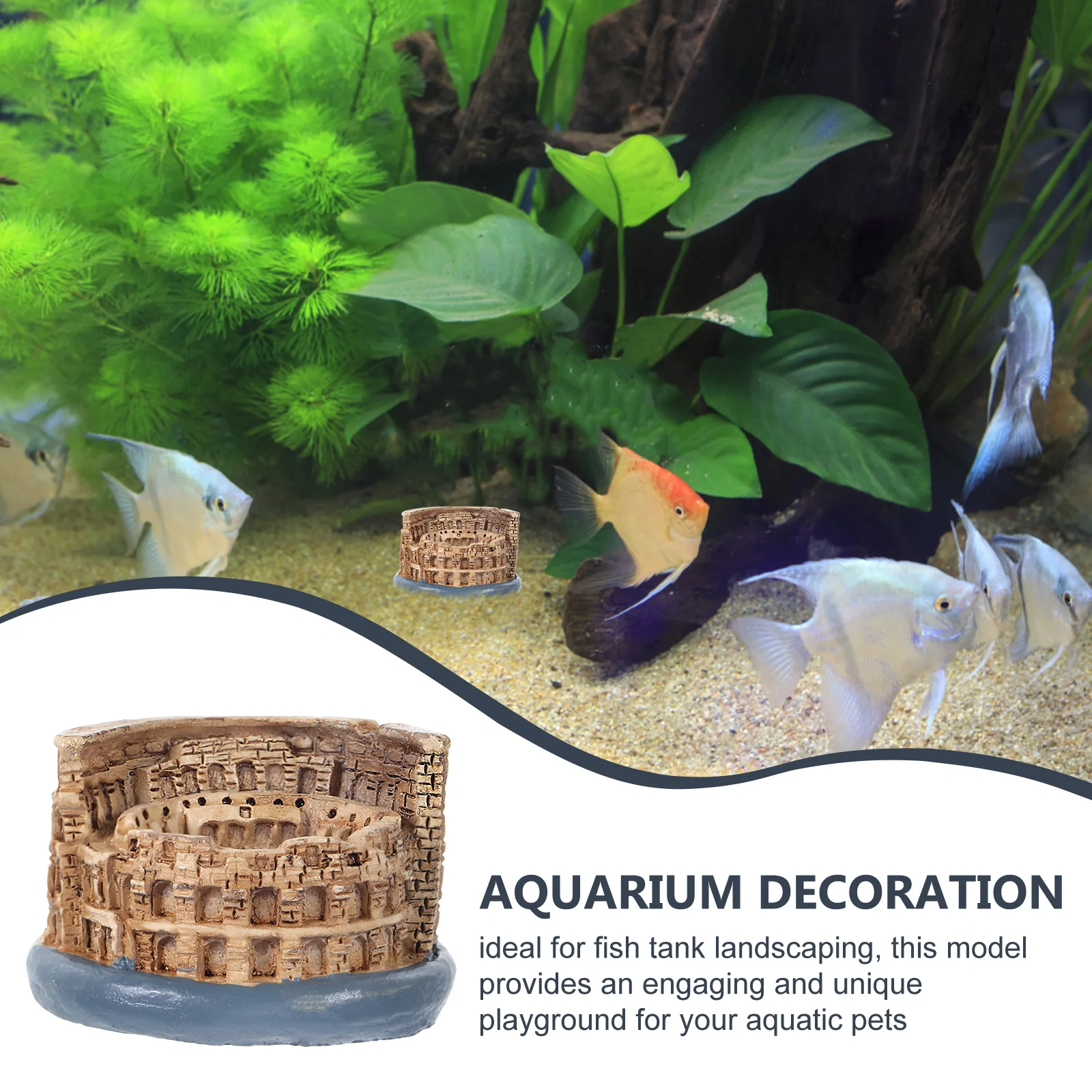 Колизейные украшения статуя римской архитектуры винтажный декор фигурка