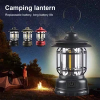 outdoor camping lantern battery operated led lantern dimming 2 modes waterproof tent light lantern flashlight emergency touch