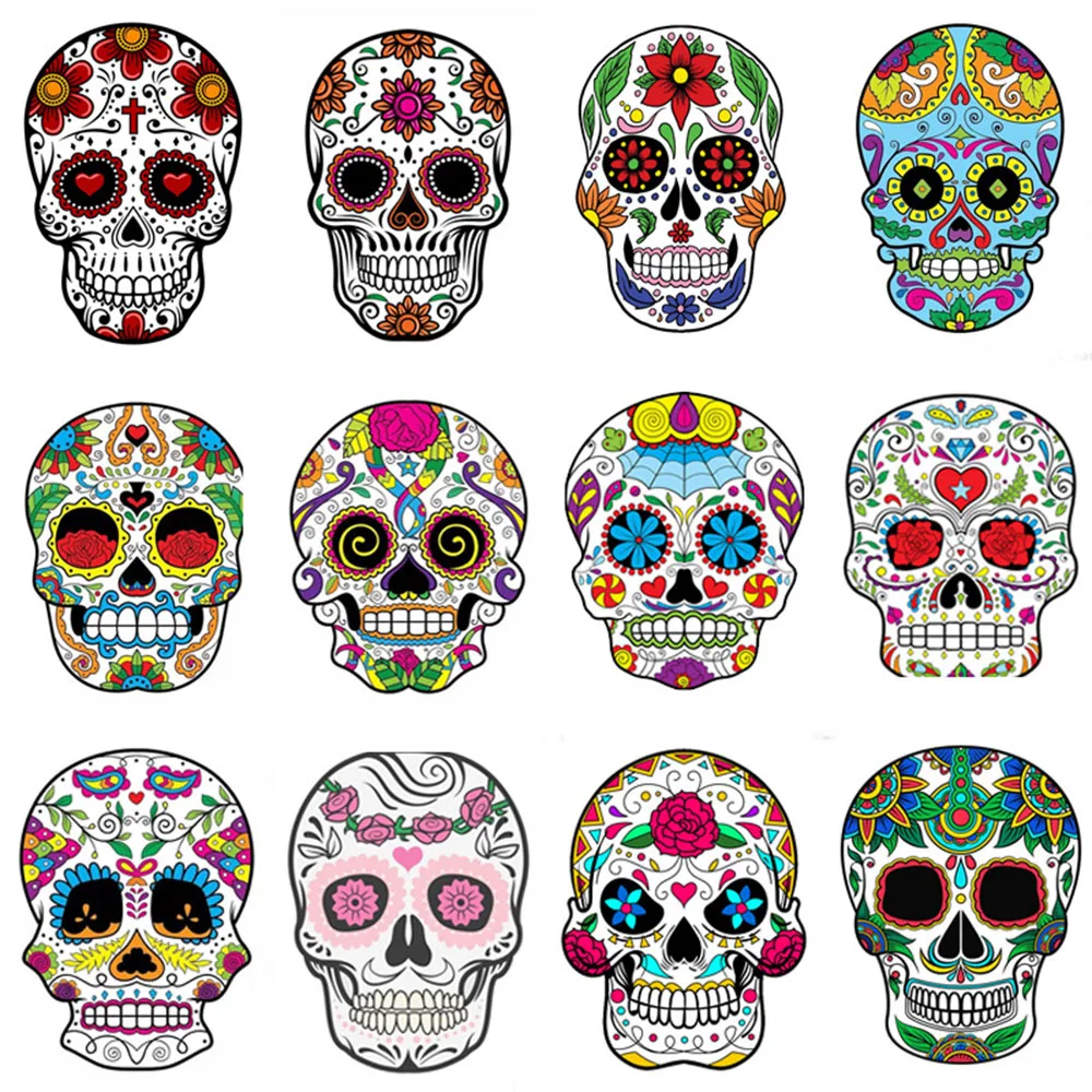 

5D алмазная живопись, голова черепа, украшение для дома, полная круглая Алмазная вышивка, мозаика, домашнее украшение для стен