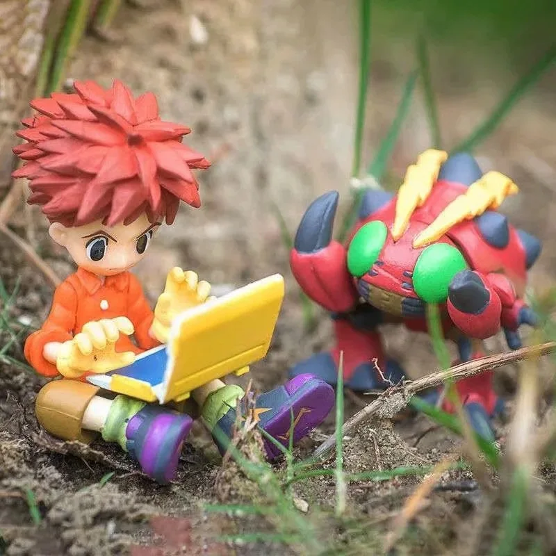 Аниме Фигурка цифрового Digimon Приключения ишида Ямато габумон Ягами тайчи агумон