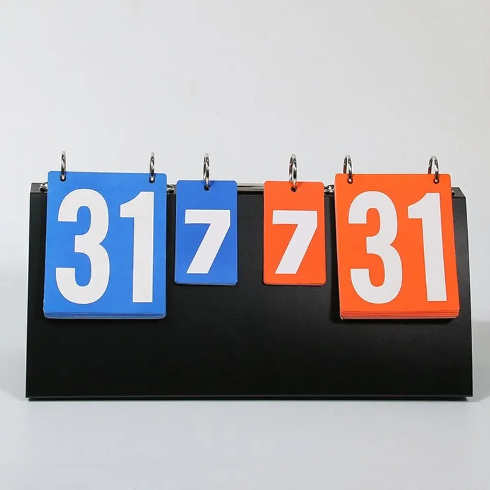 Ручное баскетбольное табло 4-значное треугольное основание флип-карты для